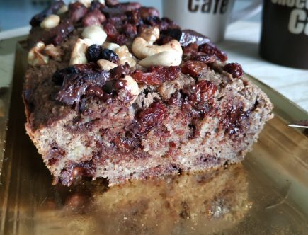 Cake citron choco cranberry