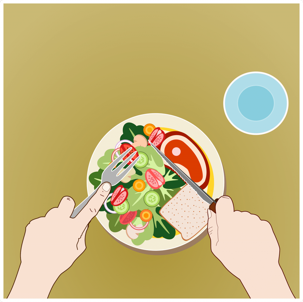 assiette équilibrée