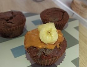 muffins chocolat banane