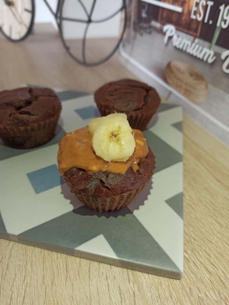 muffins chocolat banane